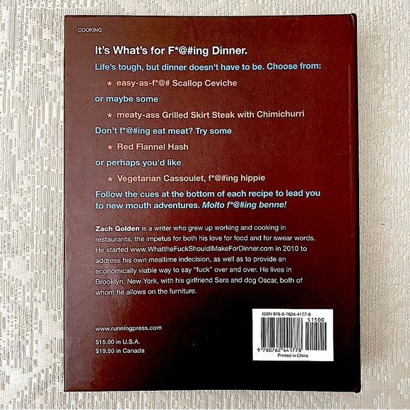 What the Fxxk Should I Make for Dinner - Hardcover - Picture 2 of 6